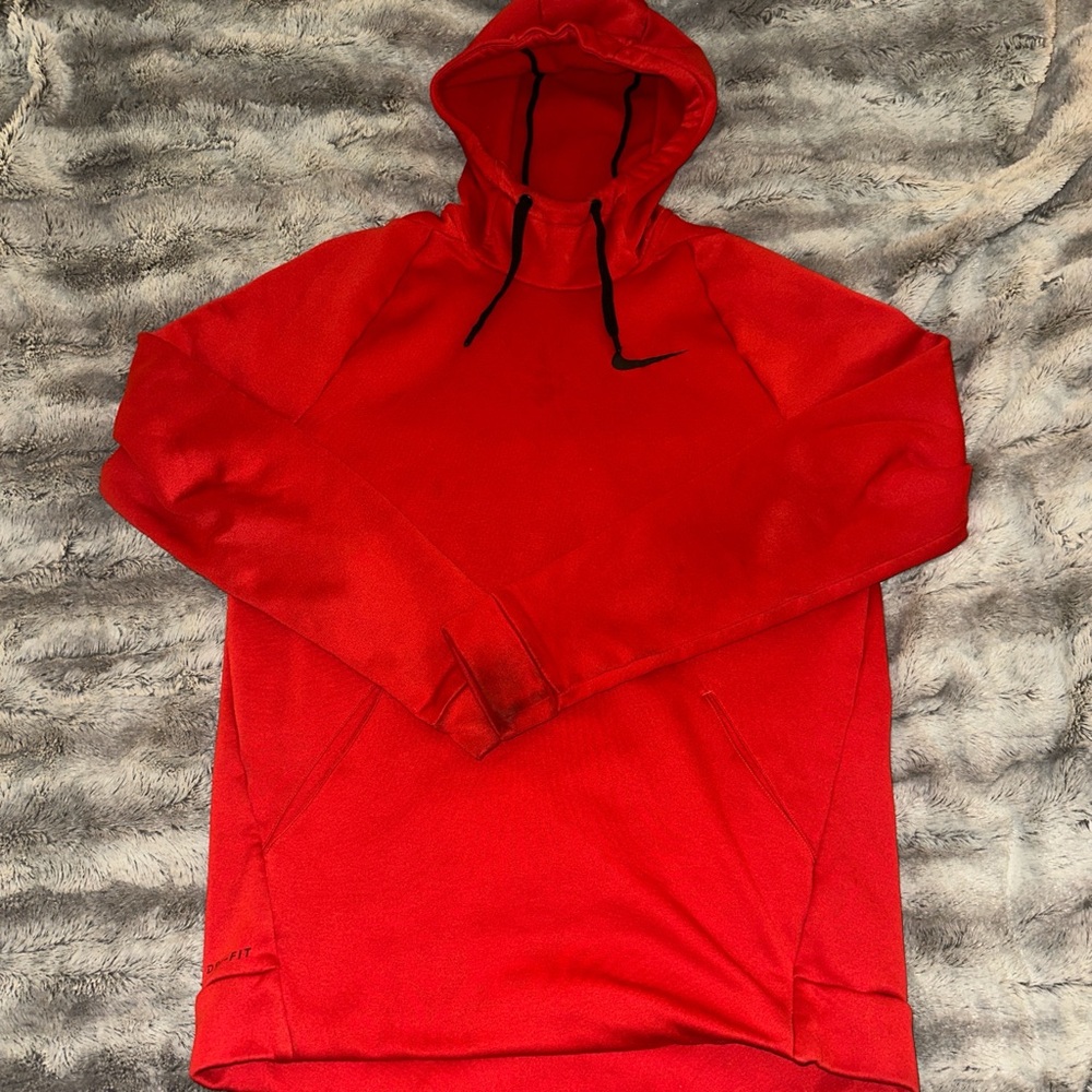 men’s medium Red Nike Dri-Fit hoodie